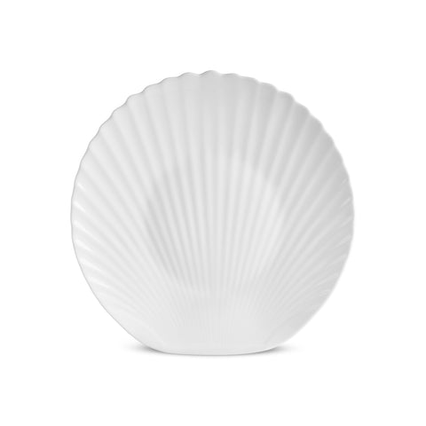 Karaca White Shell Opal Glass Dinnerware Set, 18 Pieces for 6 People