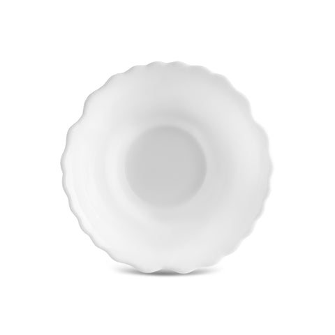 Karaca White Flower Opal Glas Tafelservice 18-teilig für 6 Personen