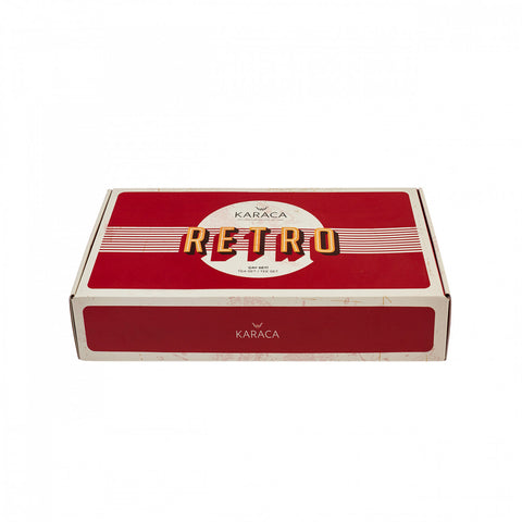 Karaca Retro Anthrazit Teeservice für 6 Personen