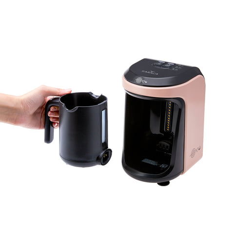 Karaca Hatır Hüps Kaffeemaschine für Türkischen Kaffee mit Milch Perlrosa