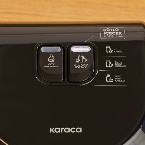 Karaca Hatır Hüps Kaffeemaschine für Türkischen Kaffee mit Milch Perlrosa