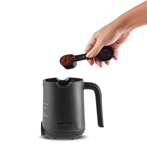 Karaca Hatır Hüps Kaffeemaschine für Türkischen Kaffee mit Milch Perlrosa