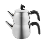 Karaca Belinay Medium-Size Black Teapot Set