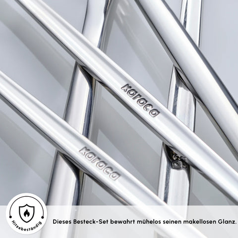 Karaca Orion Platinum 84-Piece Cutlery Set for 12 People

