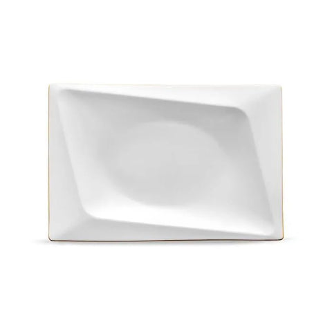 Jumbo Fold Gold 58 Parça 12 Kişilik Kare Yemek Takımı