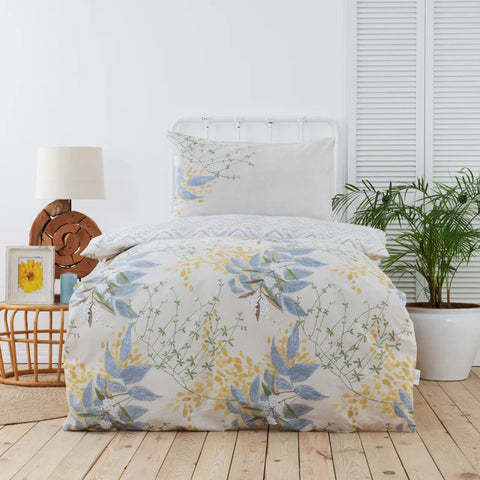 Karaca Home Clarinda Cotton Duvet Cover Set, 155 × 220 cm