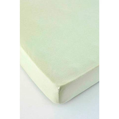 Karaca Home Jersey Fitted Bettlaken Olivgrün (100x200 cm) Öko-Tex Zertifiziert