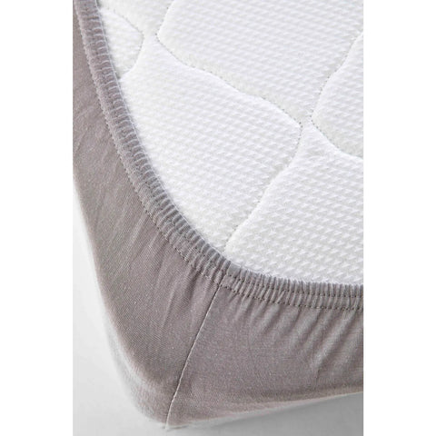 Karaca Home Jersey Fitted Bettlaken Grau (140x200 cm) Öko-Tex Zertifiziert