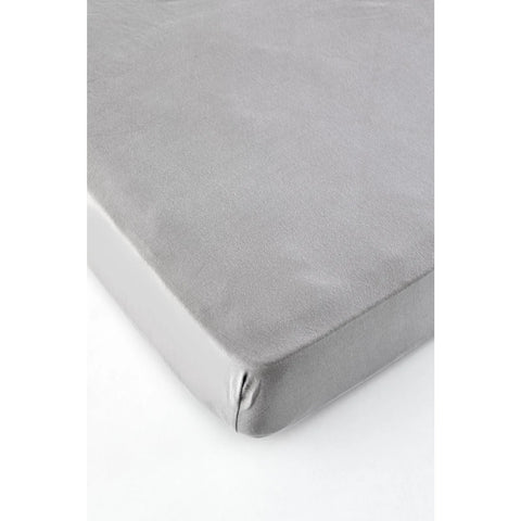 Karaca Home Jersey Fitted Bettlaken Grau (120x200 cm) Öko-Tex Zertifiziert