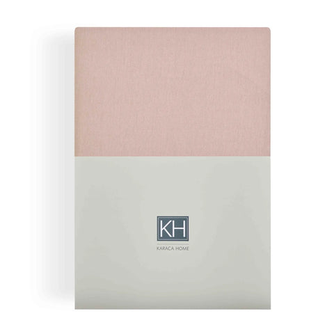 Karaca Home Jersey Fitted Bettlaken Lachs Rosa (180x200 cm) Öko-Tex Zertifiziert