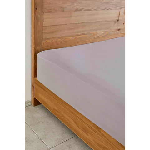 Karaca Home Jersey Fitted Bettlaken Grau Einzel (90x200 cm)