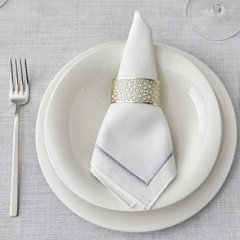 Karaca Home Linen Silber 13-teiliges Tischtuch-Set