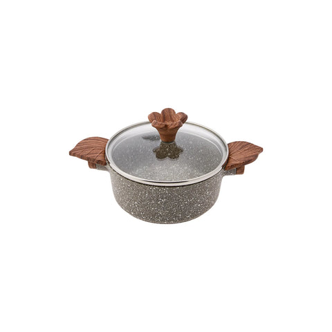 Karaca Dark Silver Mini-Kochgeschirr 12 cm