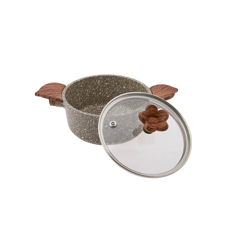 Karaca Dark Silver Mini-Kochgeschirr 12 cm