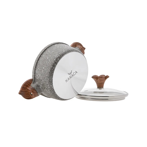 Karaca Dark Silver Mini-Kochgeschirr 12 cm