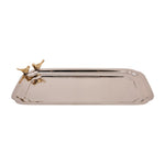 Karaca Birdy Silber Tablett 36x21cm