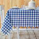 Sarah Anderson Quadratische Blaue Picknick-Tischdecke 140x140 cm