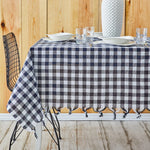 Sarah Anderson Quadratisch Navy Blau Picknick-Tischdecke 140x140 cm