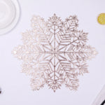 Karaca Home Snow Flake 2 Piece Placemat Gold