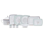 Karaca Fine Pearl Banyan 62 Pieces Dinnerware Set for 12 Persons