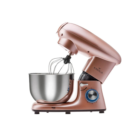 Karaca Multichef Küchenmaschine mit Fleischwolf 1400W in Rosegold