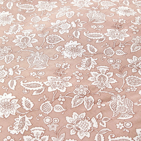 Karaca Home Celerina Rosa 100% Baumwolle Double Fitted Bettbezug Set