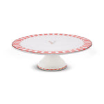 Karaca Aries Red Cake Service Plate