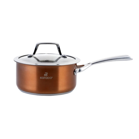 Karaca Rosegold Induktions Edelstahl Kochtopfset 10 teilig