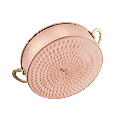 Karaca Alacahoyuk Kupfer Reistopf 18 cm