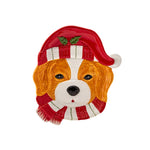 Karaca Home New Year Cavalier Dog Dekoratif Tabak 21cm