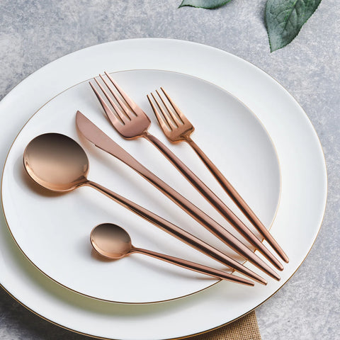 Karaca Jupiter Rosegold 60 Teile 12 Person Boxed Cutlery Set