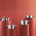 Karaca PowerSteel 316+ 3Ply Çelik Konik 8 Parça Petekli Çelik Tencere Seti