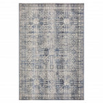 Kasmır Halı 7/24 Alaca Kırkyama Mavı 80X150