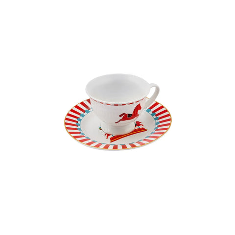 Karaca Circus Kaffeetasse Set für 2 Personen 90 ml