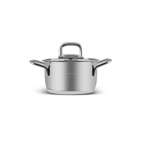 Karaca Sakura PowerSteel 316+ Stahl 13 Teile Kochtopfset