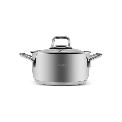 Karaca Sakura PowerSteel 316+ Stahl 13 Teile Kochtopfset