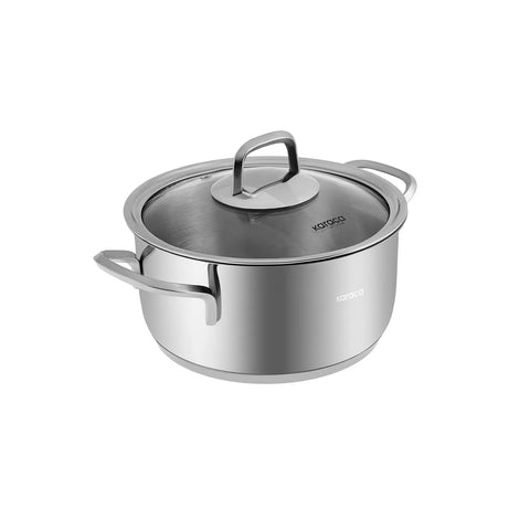 Karaca Sakura PowerSteel 316+ Stahl 13 Teile Kochtopfset