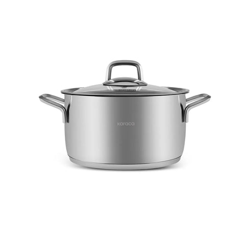 Karaca Sakura PowerSteel 316+ Stahl 13 Teile Kochtopfset