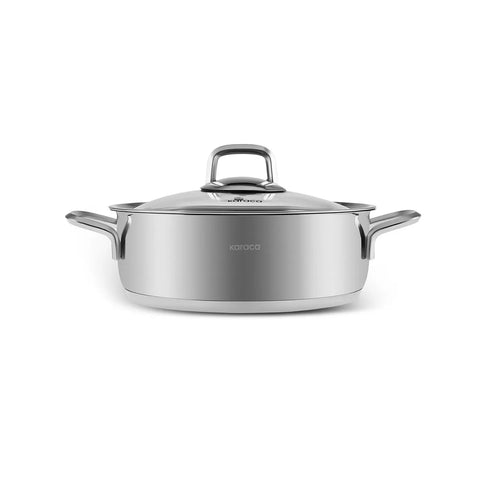 Karaca Sakura PowerSteel 316+ Stahl 13 Teile Kochtopfset