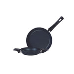 Karaca Bio Diamond Power Frying Plan with Antibacterial Handles and Shallow Frying Pan Set