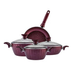 Cookplus Biogranit Dream 7 Parça Tencere Seti Purple