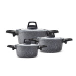 Karaca Biogranit Atlas 6 Piece Midi Cookware Set