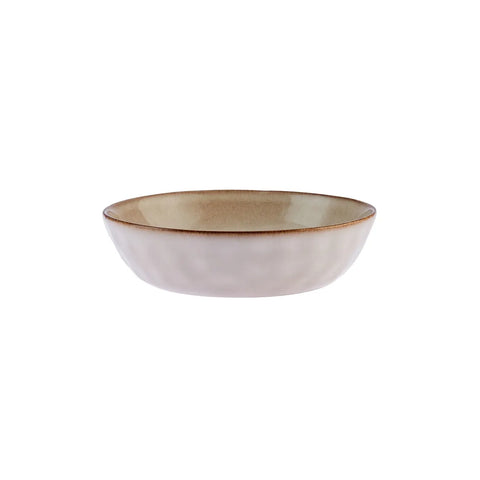 Karaca Aria Reactive Glaze Tiefer Teller, 20 cm, Beige