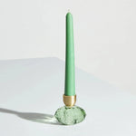 Karaca Home Vicki Candle Holder Glass Green 6x9 cm 