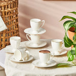 Karaca Boyoz Kaffeetassen-Set für 6 Personen, 85 ml