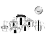 Karaca Yeni Zeyna 17 Pieces Steel Dowery Set