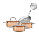 Karaca Power Steel 316+ 3Ply Copper 7 Parça Tencere Seti