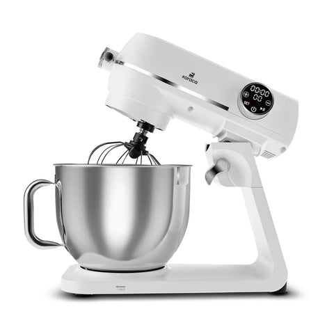 Karaca Multichef Artisan Digitale Anzeige 7 Liter Gusseisen Standmixer Perlweiß 1800W