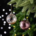 Karaca Home New Year Glitter Ağaç Süsü Seti, 4 Parça, 8 cm