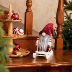 Karaca Home New Year Kadife Noel Baba'nın Kaydıraklı Cücesi